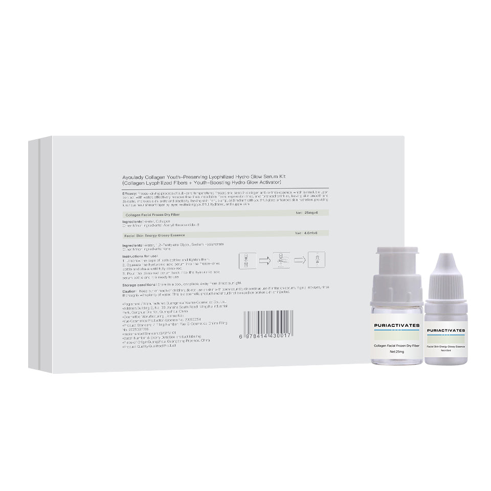 Collagen-Infused Facial Rejuvenation Freeze-Dried Hydrating Treatment Set for Women